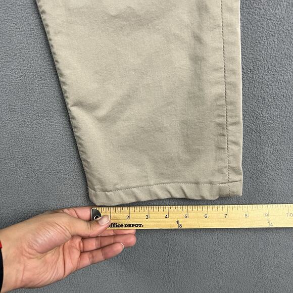 AG Adriano Goldschmied The Everett Jeans Mens 36X28 Beige Slim Straight Preppy - Picture 12 of 12